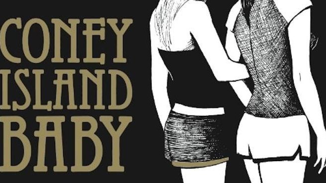 Copertina di Bettie Page e Linda Lovelace, due icone sexy a fumetti in Coney Island Baby