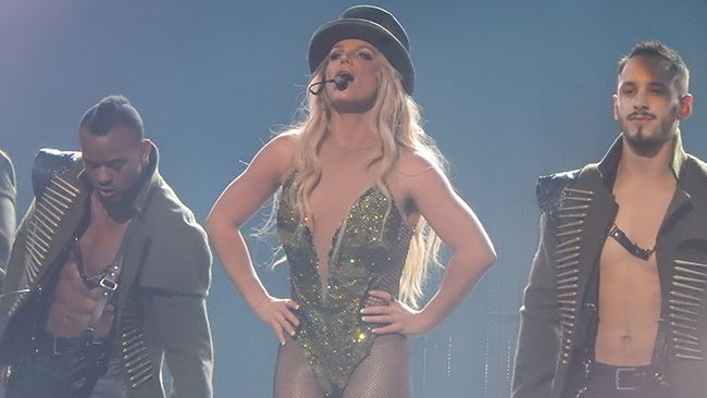 Copertina di Incidente "hot" per Britney Spears durante il concerto a Las Vegas
