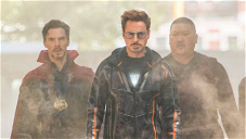 Copertina di Avengers: Endgame, Iron Man e Doctor Strange si scambiano i costumi nelle concept art alternative
