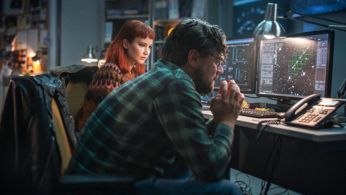 Immagine di Don't Look Up: il finale del film spiegato da Leonardo DiCaprio e Jennifer Lawrence