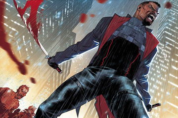 Copertina di Blade: il cacciatore di vampiri di Marvel Comics