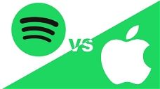 Copertina di Spotify e Apple ai ferri corti per la questione ricavi: il botta e risposta
