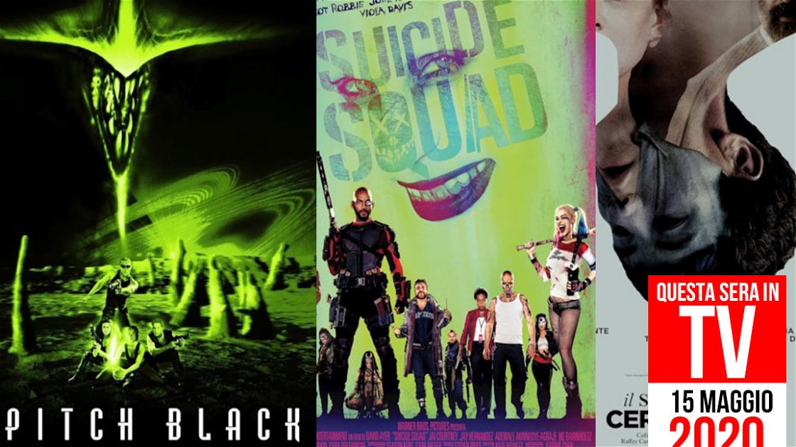 Copertina di Film in TV stasera: Suicide Squad e Pitch Black in onda il 15 maggio