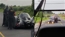 Copertina di Batman fermato dalla polizia sulle strade del Canada (con tanto di Batmobile)