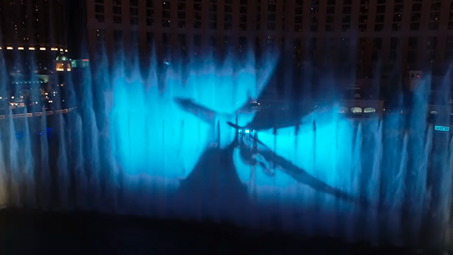 Copertina di Game of Thrones: il gioco di luci delle fontane del Bellagio di Las Vegas