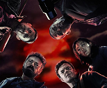 Copertina di The Boys diventa una serie TV: il poster dell'adattamento sui superoi dark