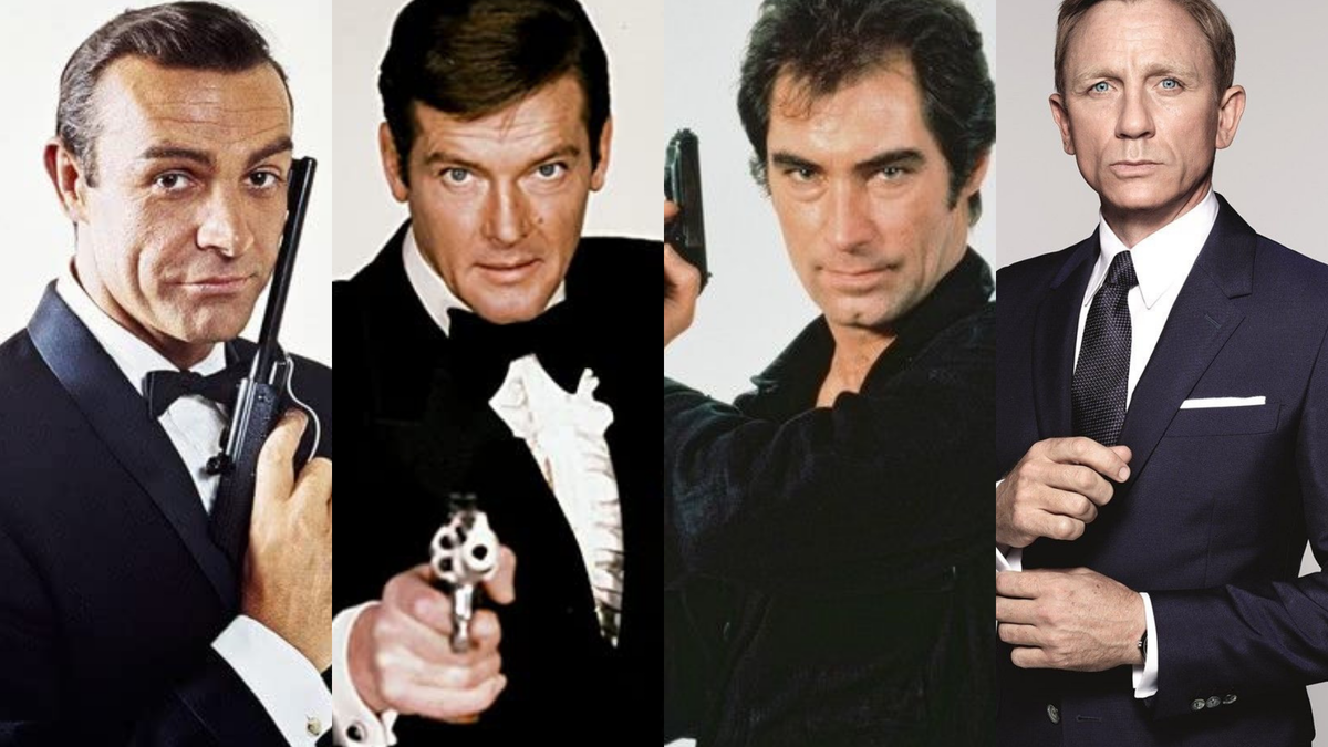 Immagine di Tutti gli attori che hanno interpretato James Bond, da Sean Connery a Daniel Craig