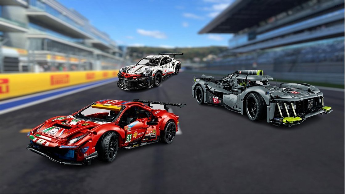 Copertina di Le auto da corsa dei LEGO Technic Sport Cars