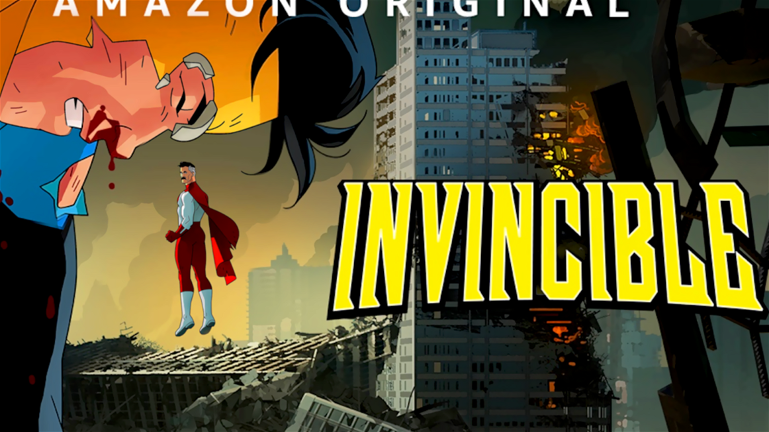 Copertina di Invincible, il trailer ufficiale della serie di Robert Kirkman