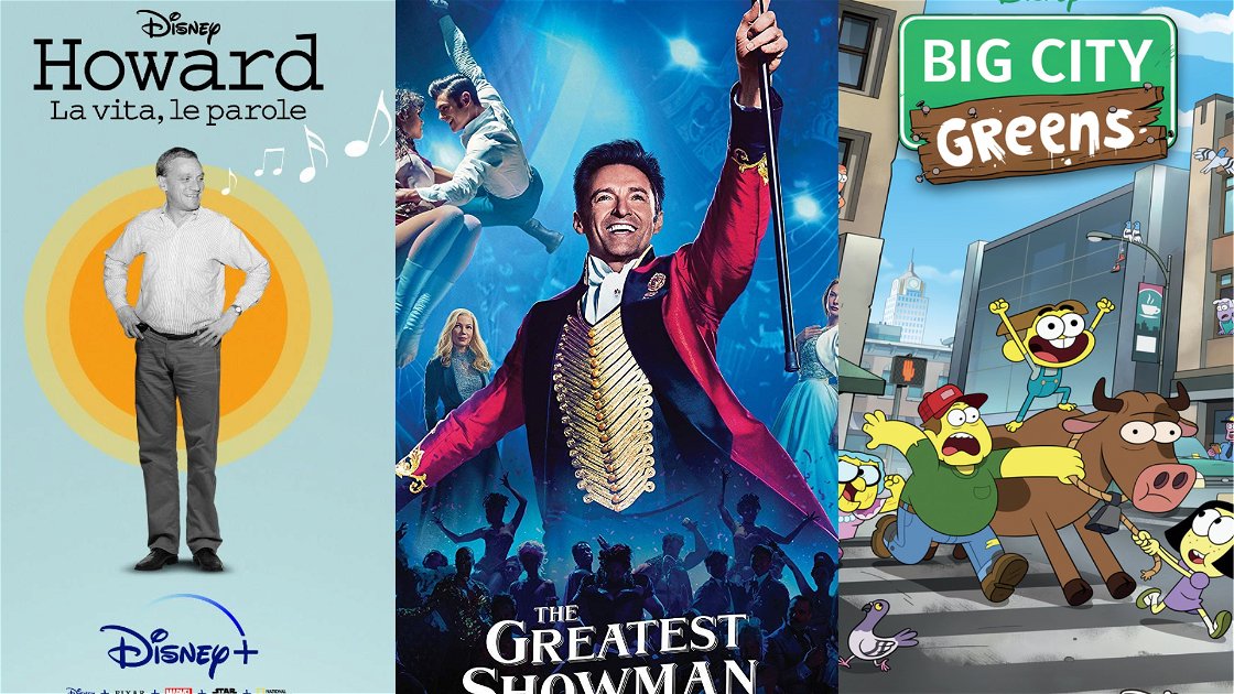 Copertina di Disney+, le novità di agosto 2020: in arrivo The Greatest Showman, I Greens in città e Howard