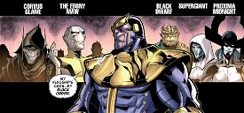 Copertina di Marvel annuncia una miniserie sull'Ordine Nero del malvagio Thanos