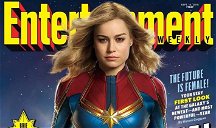 Copertina di Captain Marvel spicca il volo sulla cover di EW: Brie Larson è Carol Danvers!