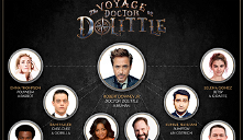 Copertina di Robert Downey Jr. svela l'intero cast di The Voyage of Doctor Dolittle