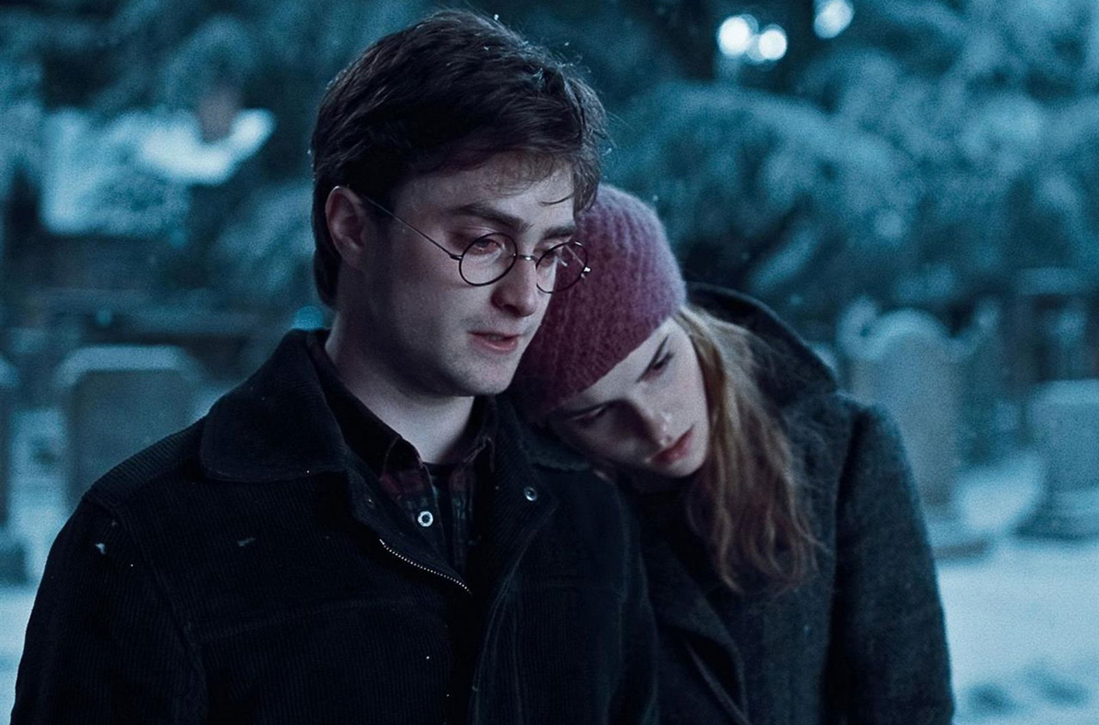 Quando Harry Potter baciò Hermione e Ron lasciò il set