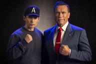 Copertina di Arnold Schwarzenegger diventa Presidente per il film di Kung Fury