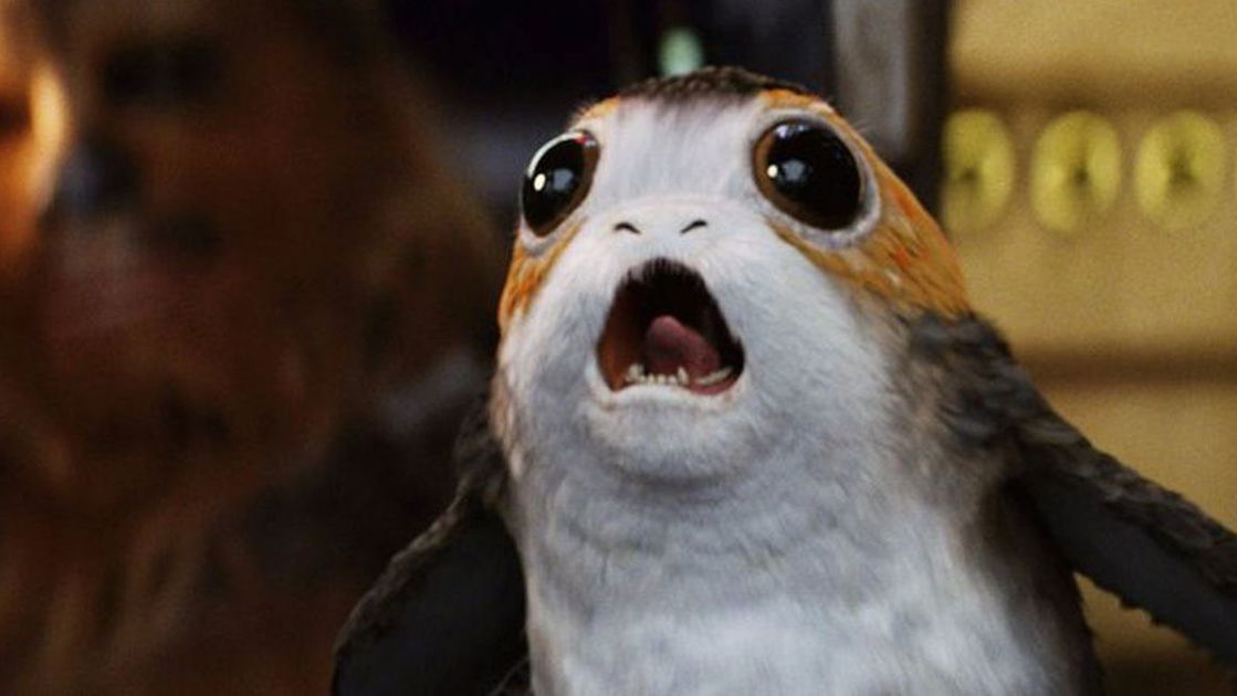 Copertina di Star Wars: Gli Ultimi Jedi, ecco com'è nato il verso dei Porg