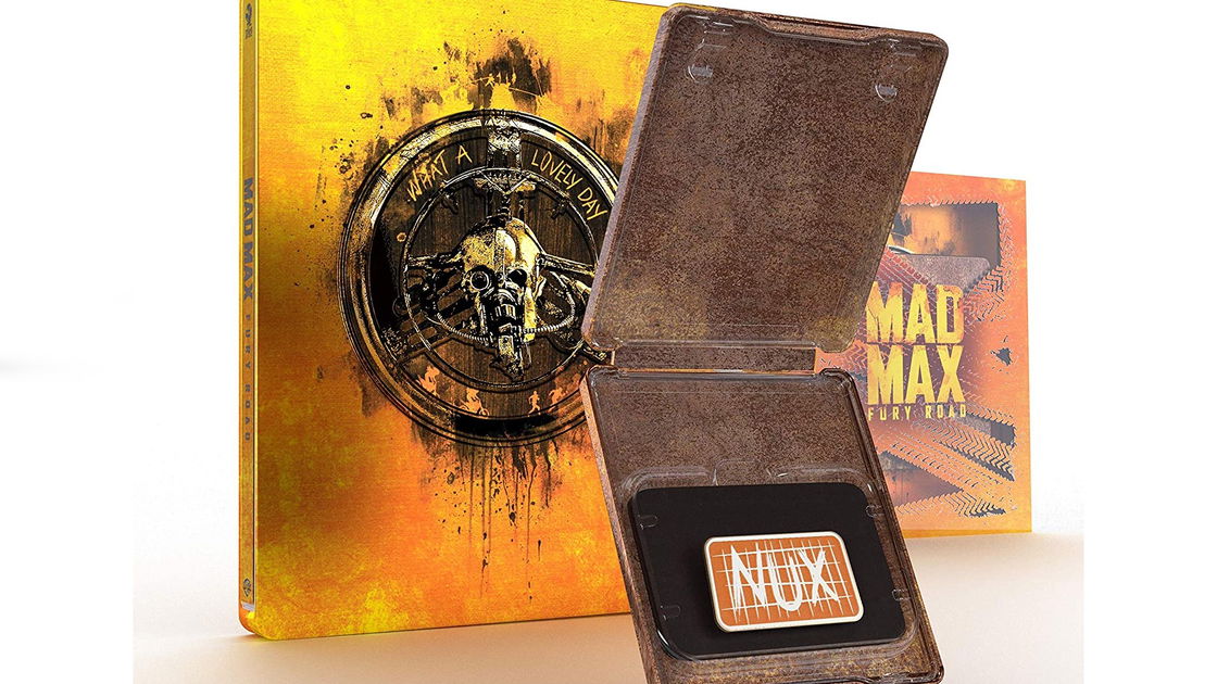 Copertina di Mad Max: Fury Road, la Steelbook in edizione limitata è imperdibile