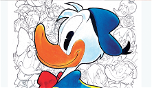 Copertina di Festival del Fumetto Disney per festeggiare gli 85 anni di Paperino
