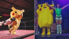 Copertina di C'è un wrestler che combatte vestito da Pikachu (e i video sono imperdibili)