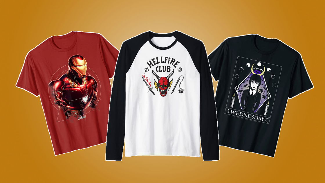 Copertina di Stranger Things, Mandalorian, Mercoledì: tante magliette a tema in sconto su Amazon!