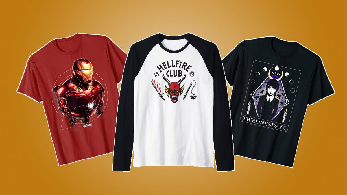 Immagine di Stranger Things, Mandalorian, Mercoledì: tante magliette a tema in sconto su Amazon!