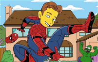Copertina di Tom Holland condivide una immagine del suo Spider-Man versione Simpson