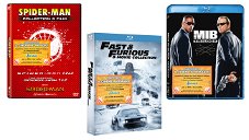 Copertina di Spider-man, Men in Black e Fast & Furious in speciali cofanetti Home Video