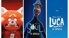 Copertina di Disney porta al cinema tre film Pixar usciti solo in streaming