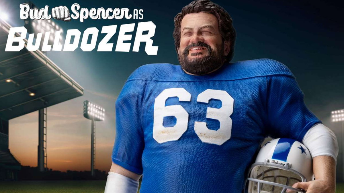 Immagine di Bud Spencer, la statua da Lo Chiamavano Bulldozer