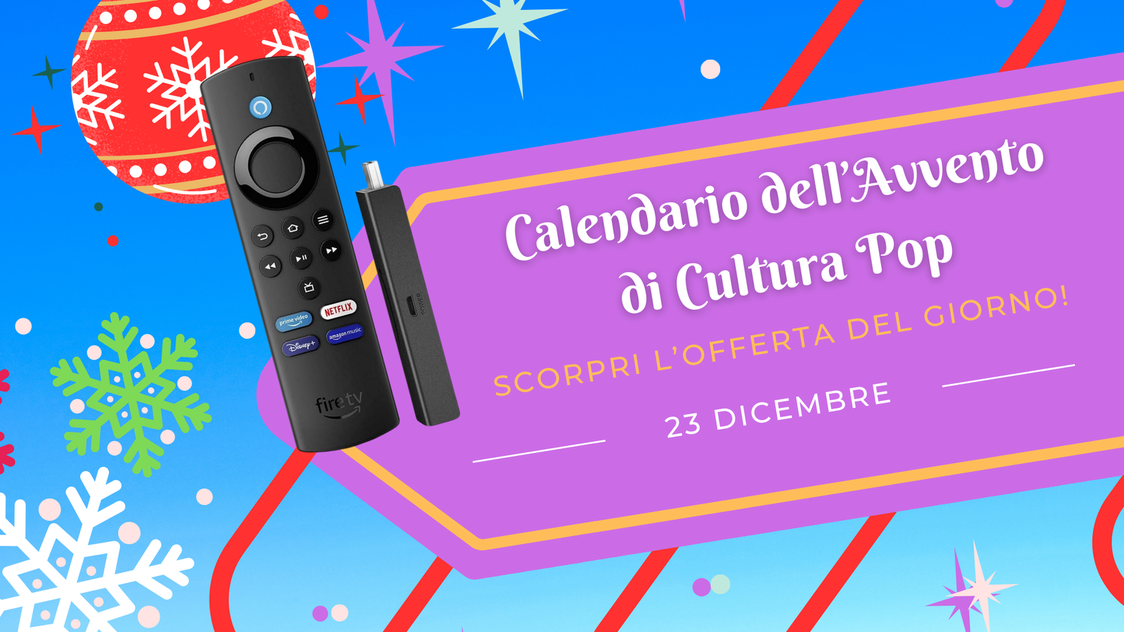 Immagine di Calendario dell'avvento di CPOP: scopri l'offerta del 23 dicembre