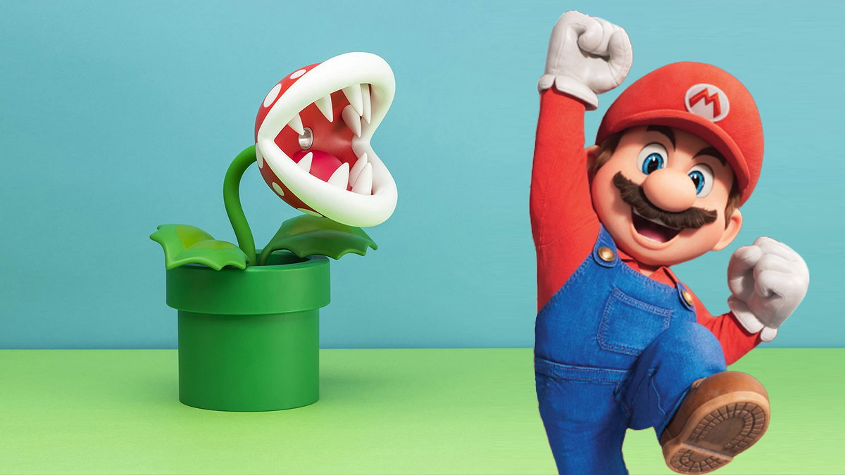 Immagine di Super Mario: questa lampada a forma di pianta piranha è BELLISSIMA!