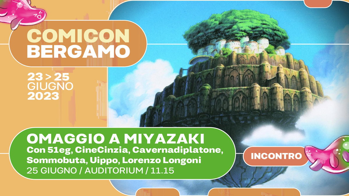 Immagine di Comicon Bergamo 2023 - Gli eventi e i concerti: da Final Fantasy a Hayao Miyazaki