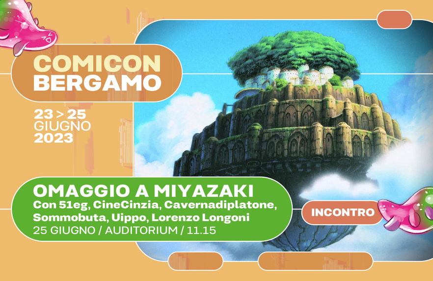 Comicon Bergamo 2023 - Gli eventi e i concerti: da Final Fantasy a Hayao Miyazaki