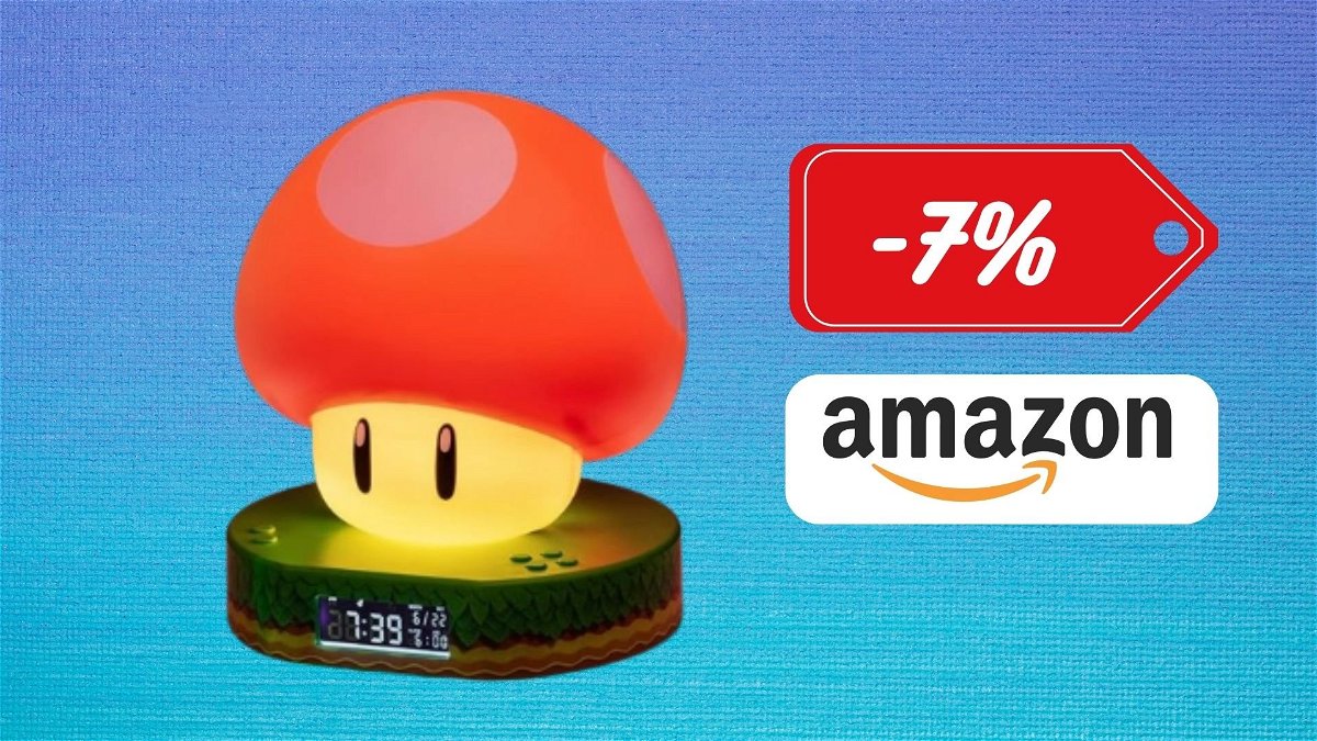 La SIMPATICA sveglia di Super Mushroom a 28€ su ! - CulturaPop