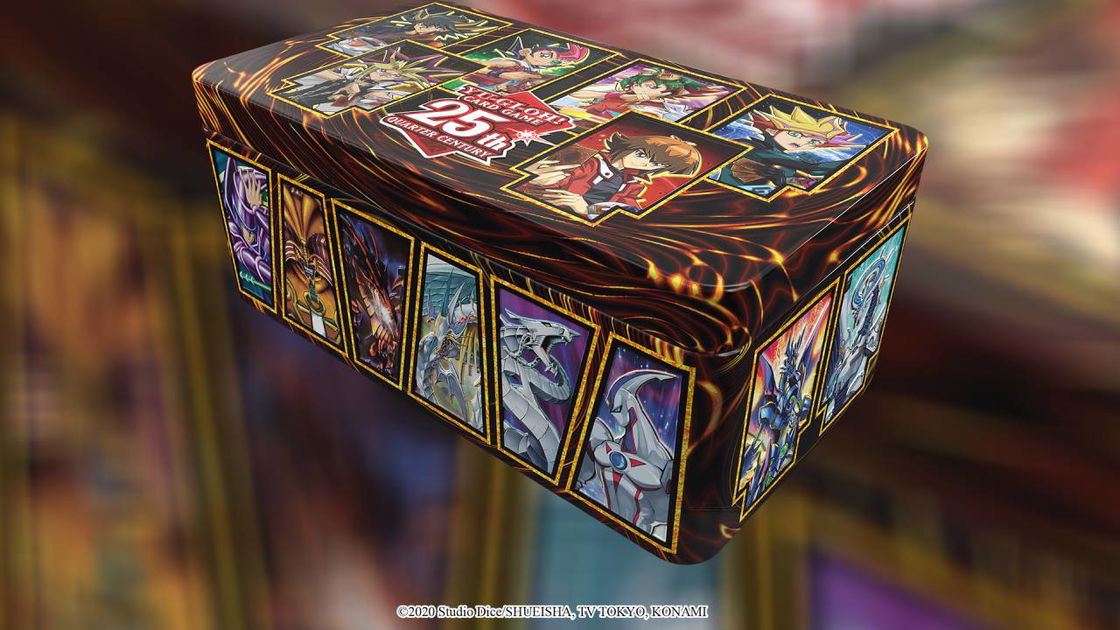 Copertina di Yu-Gi-Oh! - Disponibile la Tin 25º Anniversario: Eroi Duellanti