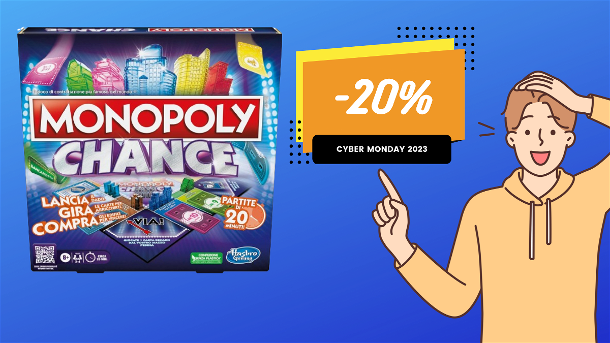 Monopoly chance - gioco da tavolo, gioco monopoly veloce, 20 min
