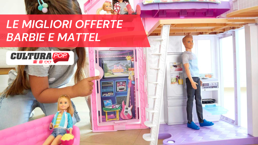 Festa delle Offerte Prime: sconti fino al 30% su tanti giocattoli Barbie e Mattel