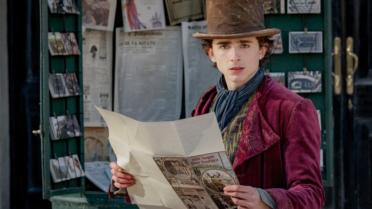 Immagine di Wonka, recensione: Timothée Chalamet in un film dai mille colori