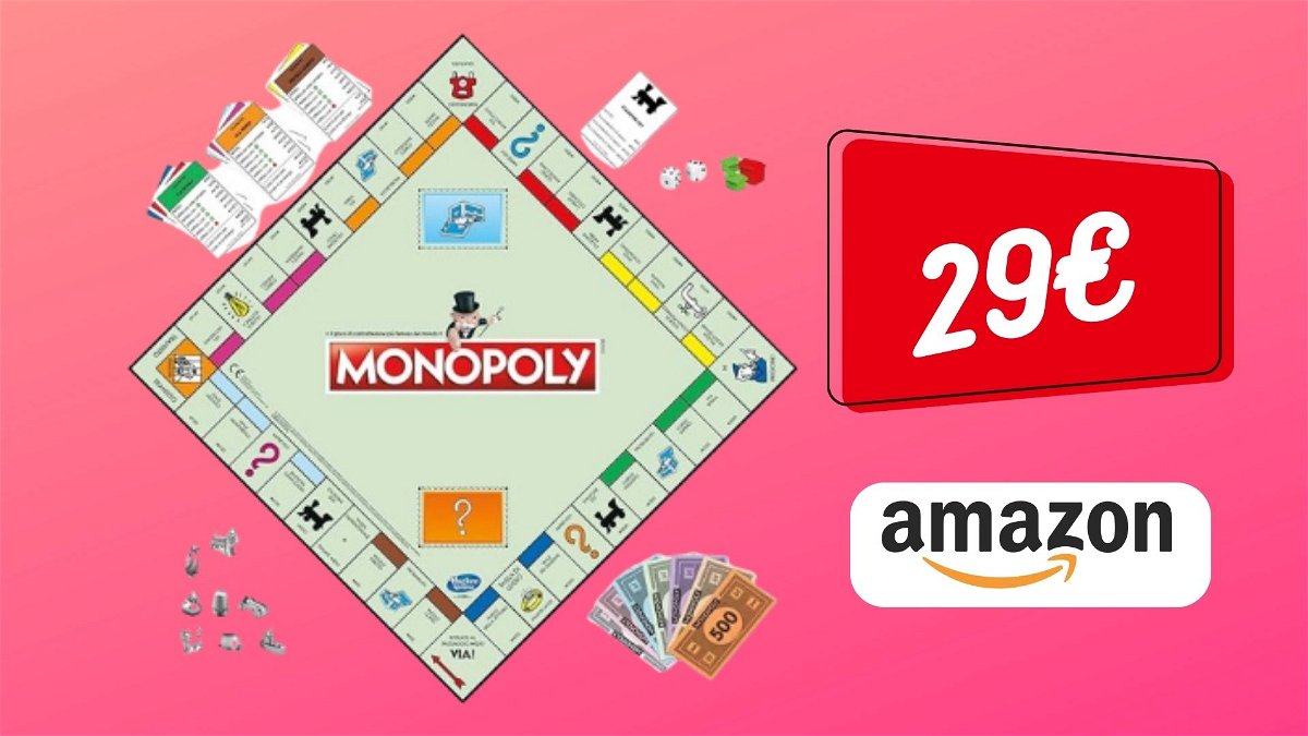 Monopoly Classico a SOLI 29€: Divertimento e RISPARMIO del 17%!