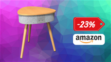 Copertina di Tavolino con altoparlante, CHE PREZZO! Su Amazon risparmi il 23%