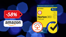 Copertina di SVENDITA TOTALE: Norton 360 Deluxe 2024 al -58%
