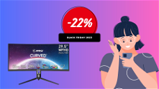 Copertina di MSI Monitor Gaming Curvo 30" a meno di 311€ su Amazon
