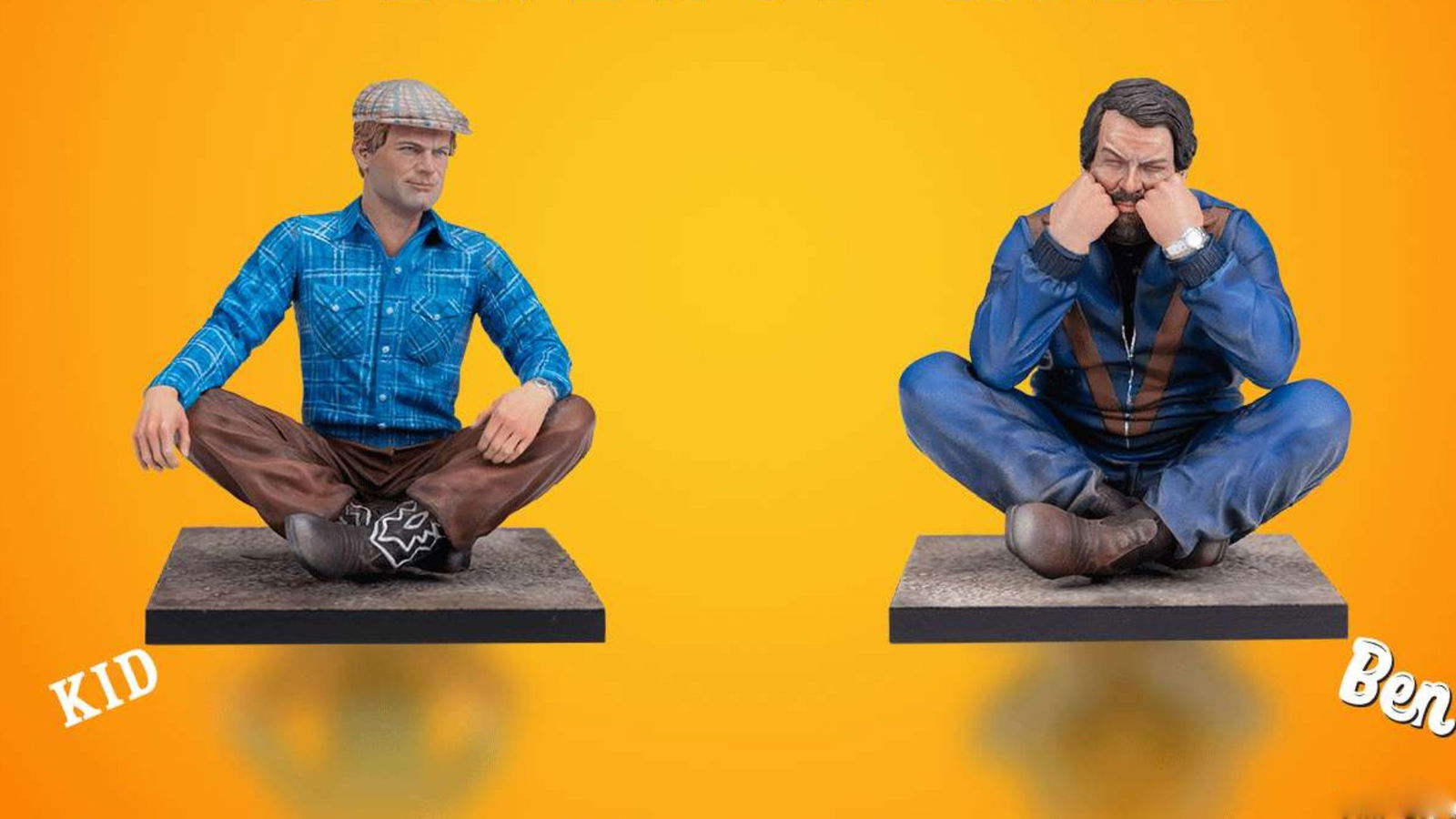 Immagine di Infinite Statue celebra Bud Spencer e Terence Hill con due nuove figure