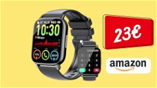 Copertina di DOPPIO SCONTO su questo smartwatch: su Amazon in OFFERTA a 23€!