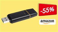 UTILISSIMA Chiavetta USB Kingston 128GB CROLLA a 8€! SCONTO del 55%!