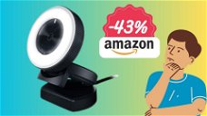 Copertina di Webcam streaming Razer Kiyo in OFFERTA su Amazon! Meno di 63€!