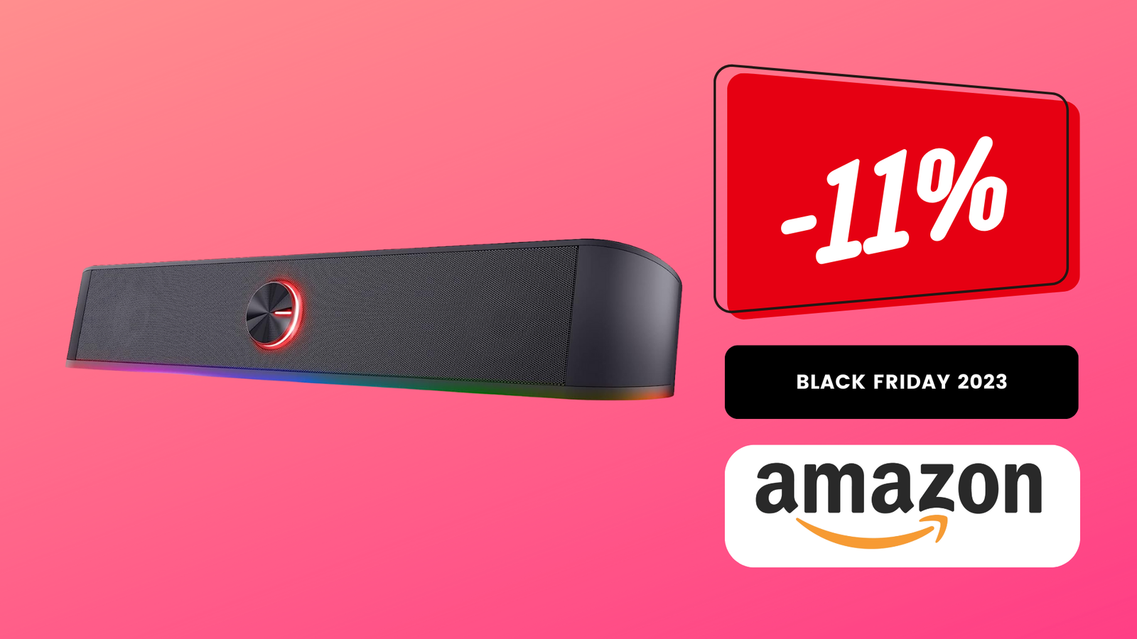 Immagine di Soundbar GXT 619 Thorne di Trust Gaming a meno di 35€ su Amazon!