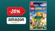 Copertina di LEGO Worlds per Nintendo Switch CROLLA a 28€ su AMAZON!