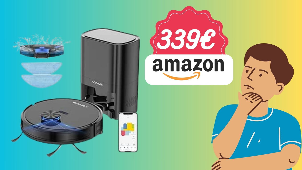 Immagine di 13% di SCONTO su questo Robot Aspirapolvere Lavapavimenti!