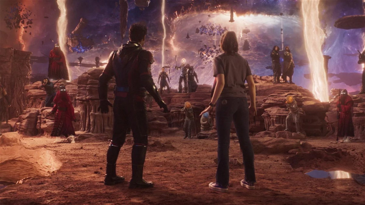 Immagine di Ant-Man 3, eroi in fuga dal Regno Quantico nella nuova immagine [FOTO]